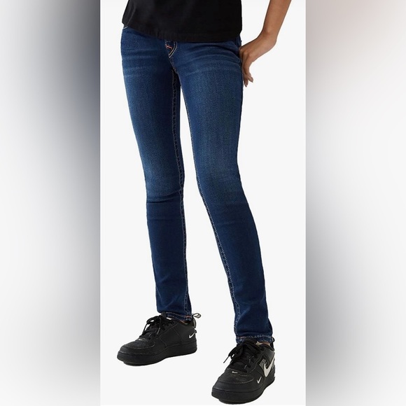 🔥True Religion | Women’s dark denim skinny jeans, back flap pockets, size 27 - Picture 1 of 12
